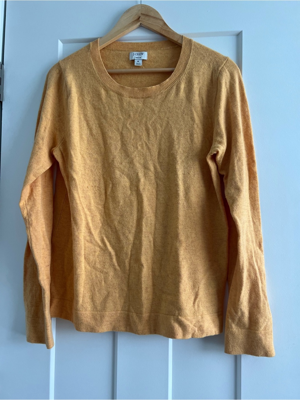 J. Crew Mustard Crewneck Sweater